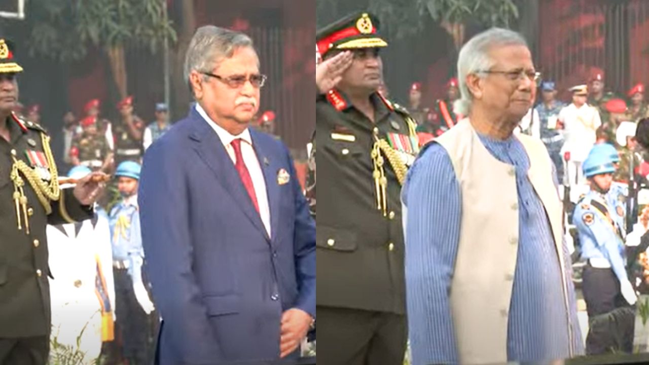 সশস্ত্র বাহিনী দিবস শিখা অনির্বাণে রাষ্ট্রপতি ও প্রধান উপদেষ্টার শ্রদ্ধা