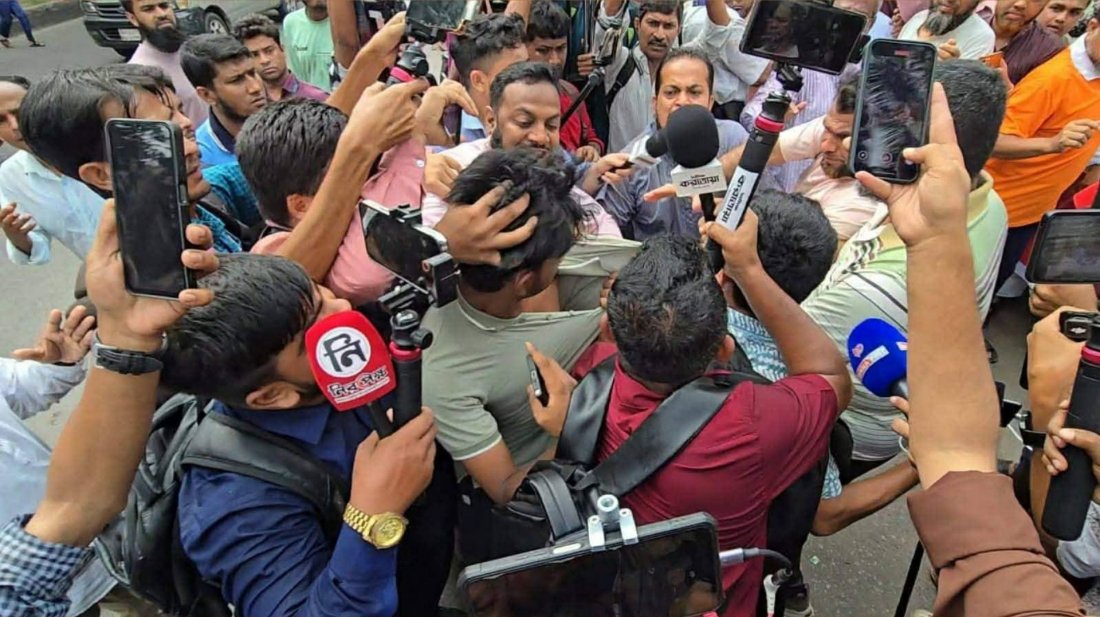 জামায়াতের মিছিল শেষে সাংবাদিকদের ওপর হামলা