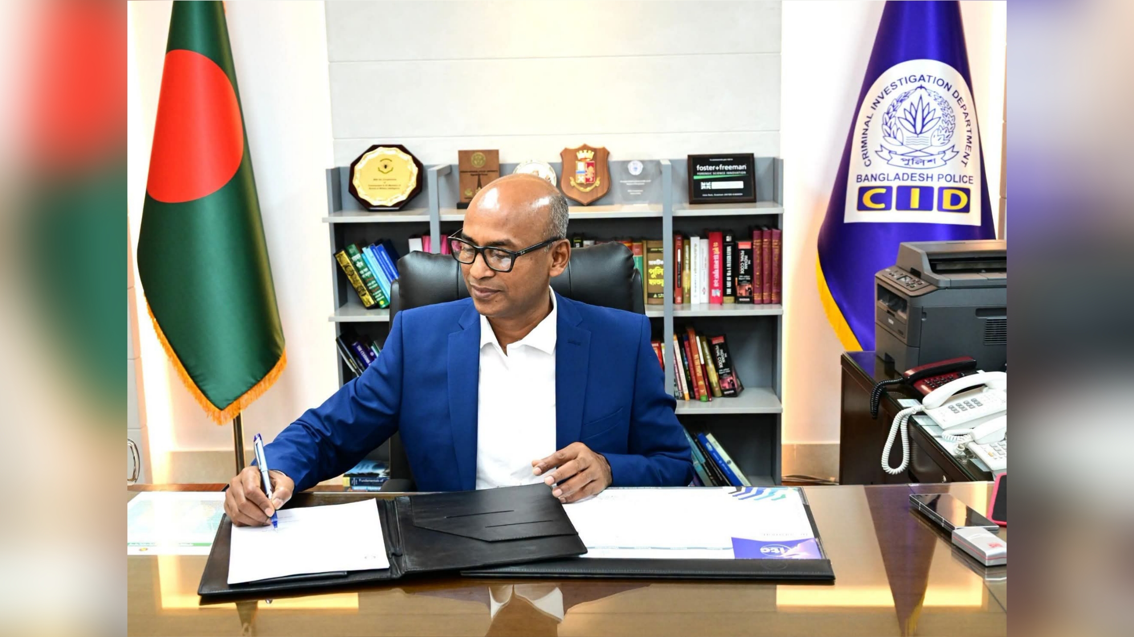 সিআইডির নতুন প্রধান ব্যারিস্টার মোশাররফ হোছাইন