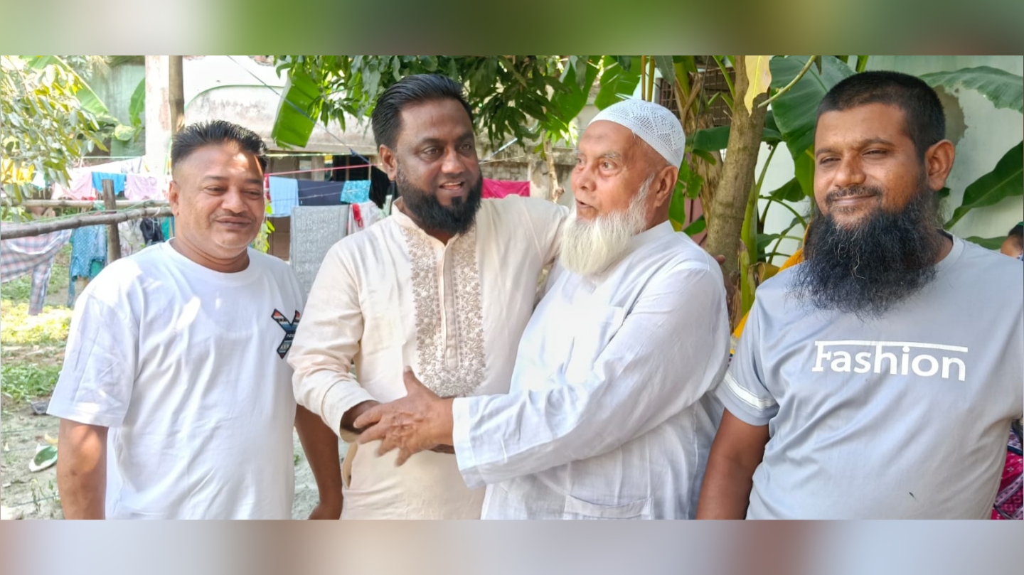 তুরাগে অসহায় ও প্রতিবন্ধী পরিবারের পাশে চান মিয়া বেপারী