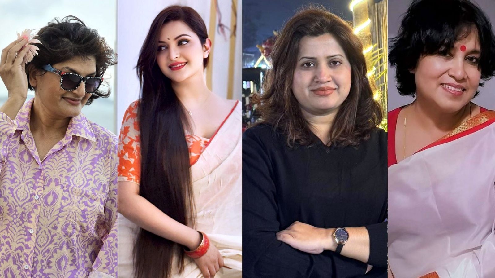 পরীমণির পাশে দাঁড়ালেন ন্যান্সি, মুন্নি সাহা, তসলিমা নাসরিন