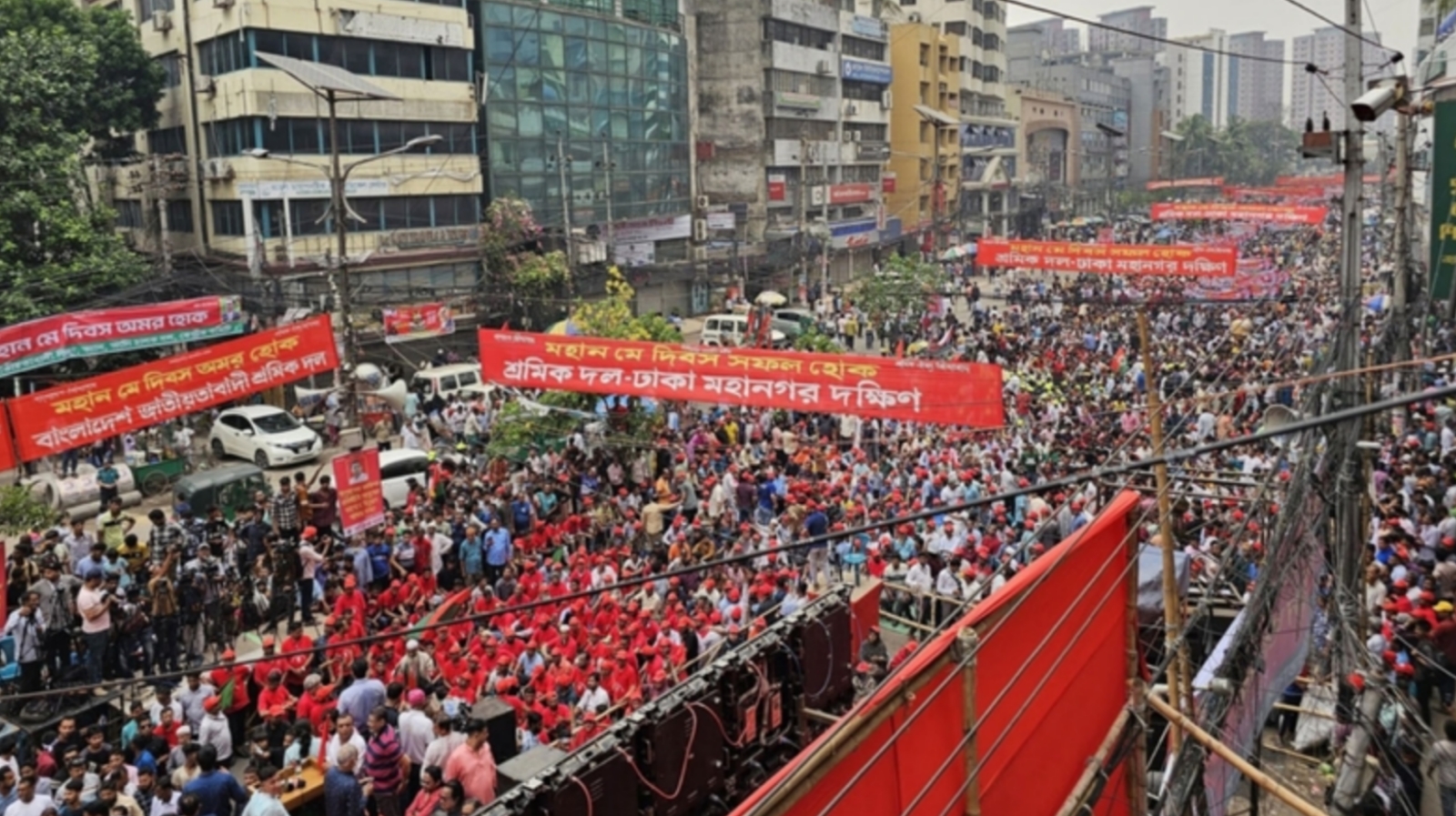শুরু বিএনপির শ্রমিক সমাবেশ