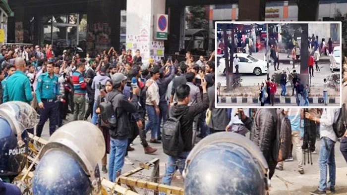 সচিবালয়ে ধাওয়া-পাল্টাধাওয়ায় আহত ৮৫ জন ঢামেকে