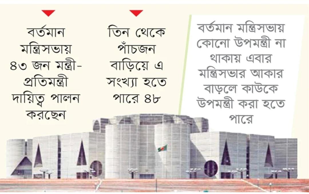 মন্ত্রিসভার আকার বাড়তে পারে 