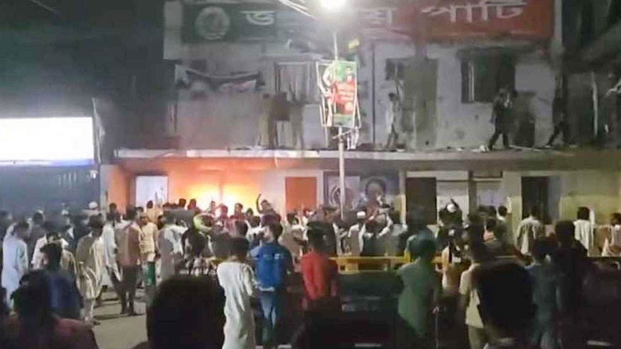 জাতীয় পার্টির কেন্দ্রীয় কার্যালয়ে হামলা, গুলিবিদ্ধ ২