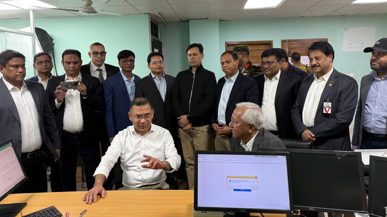 এনআইডি রেজিস্ট্রেশন সম্পন্ন করলেন তারেক রহমান