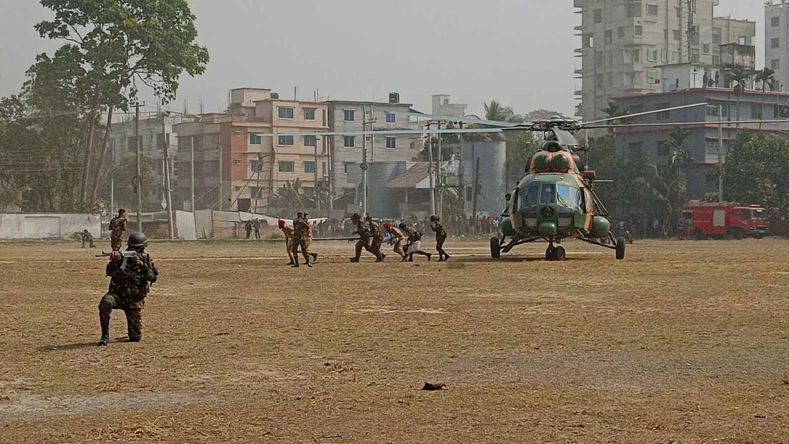 নির্বাচনকালীন সহিংসতা মোকাবিলায় সেনাবাহিনীর মহড়া