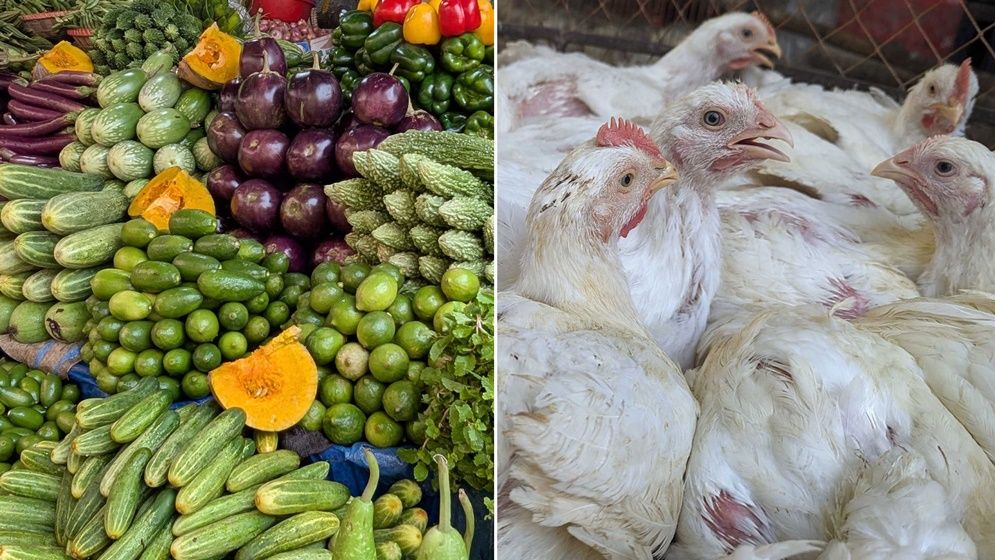 মুরগির দাম কমলেও এখনো অস্থির সবজি বাজার